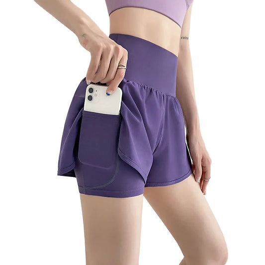 Women's No1 High-Waist Sports Skort with Pockets