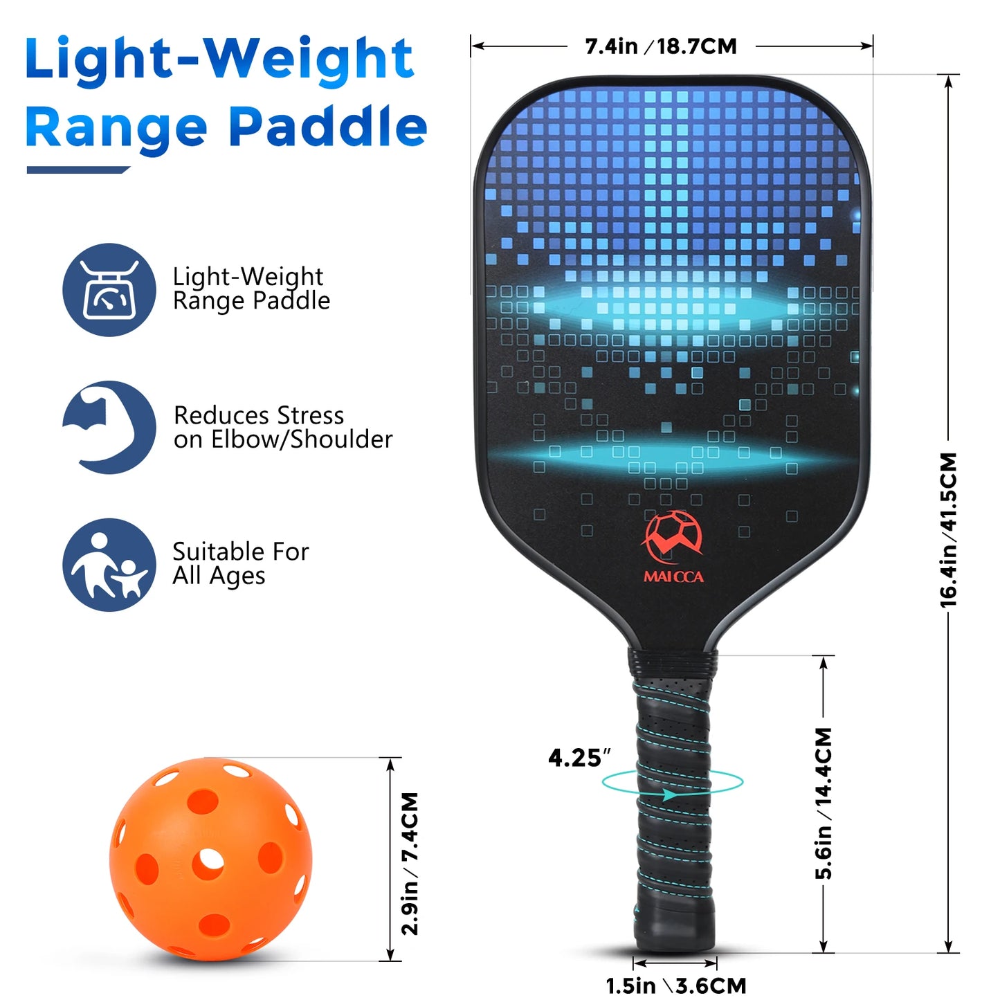 USAPA Approved Pickleball Paddles Set