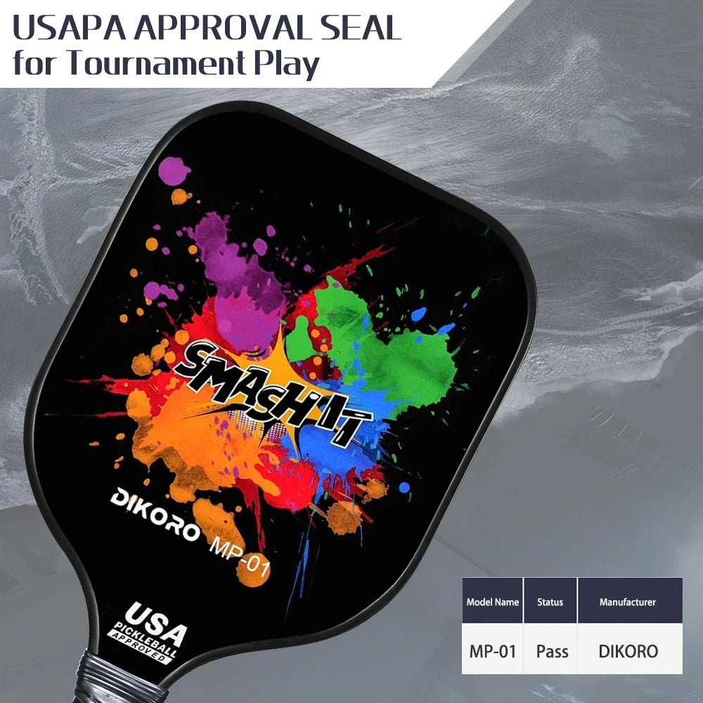 USAPA Compliant Graffite Paddle Set Includes 4 Balls